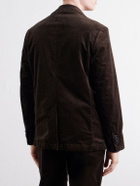 Sunspel - Cotton-Blend Corduroy Blazer - Brown