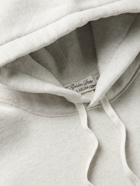 Remi Relief - Cotton-Blend Jersey Hoodie - Neutrals