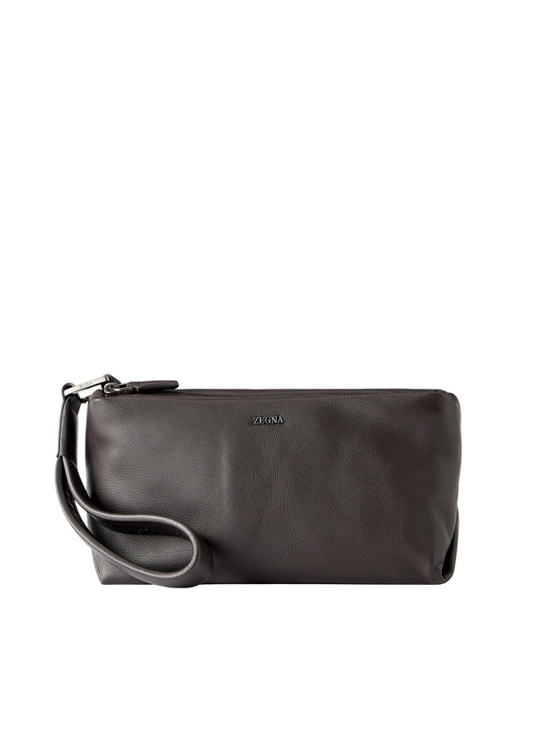 Photo: Zegna - Secondskin Softy Leather Wash Bag