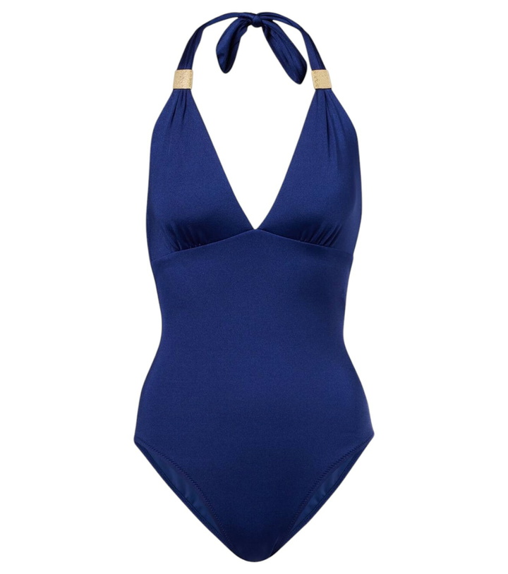 Photo: Heidi Klein Beau Soleil halterneck swimsuit
