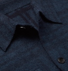 Jacquemus - Checked Wool Overshirt - Blue