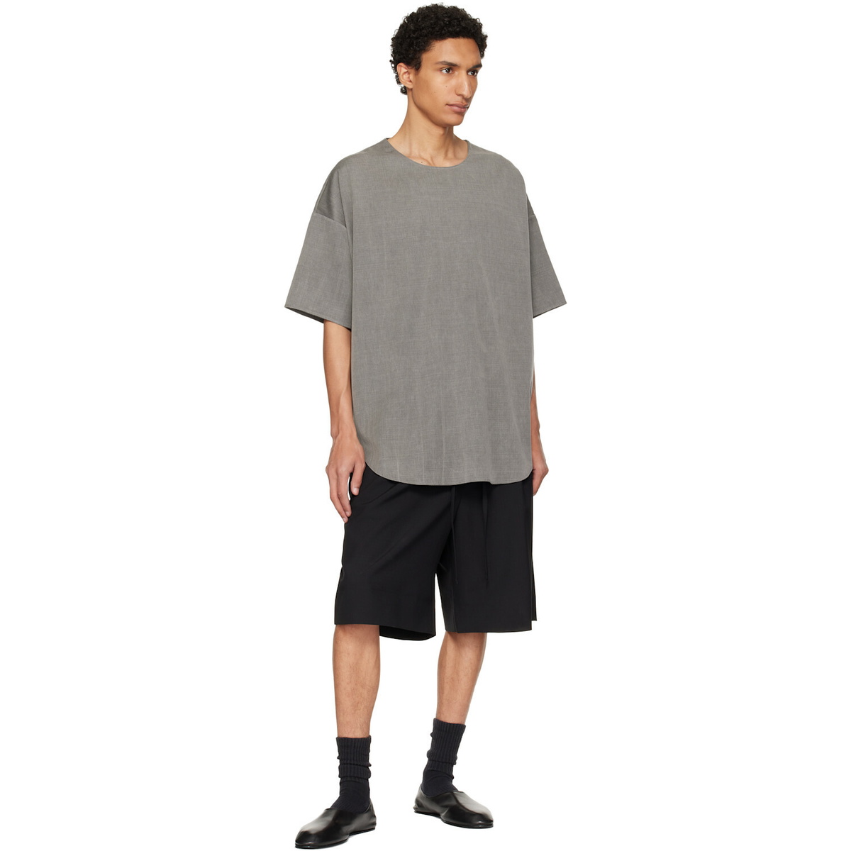 Fear of God Gray Relaxed S/S T-shirt