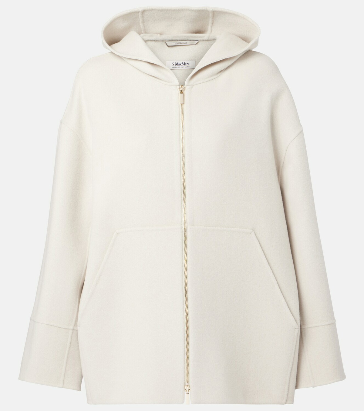 'S Max Mara Romino virgin wool zip-up hoodie