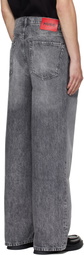 Hugo Gray Faded Jeans