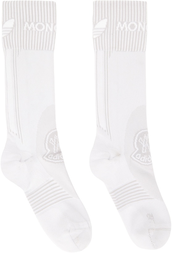 Photo: Moncler Genius Moncler x adidas Originals White Socks