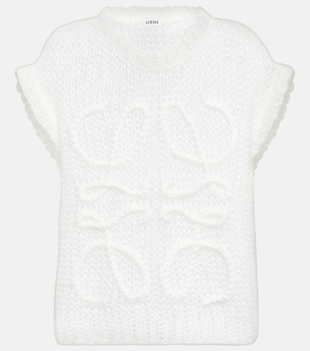 Loewe Anagram mohair-blend sweater vest