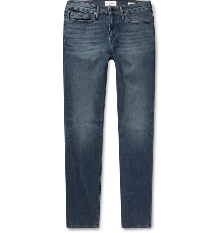 Photo: FRAME - L'Homme Skinny-Fit Denim Jeans - Blue