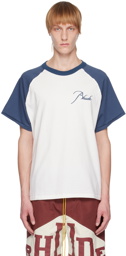 Rhude Off-White Raglan T-Shirt