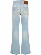 VICTORIA BECKHAM - High Rise Flared Cotton Jeans