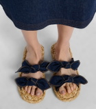 Zimmermann Carousel denim espadrille slides