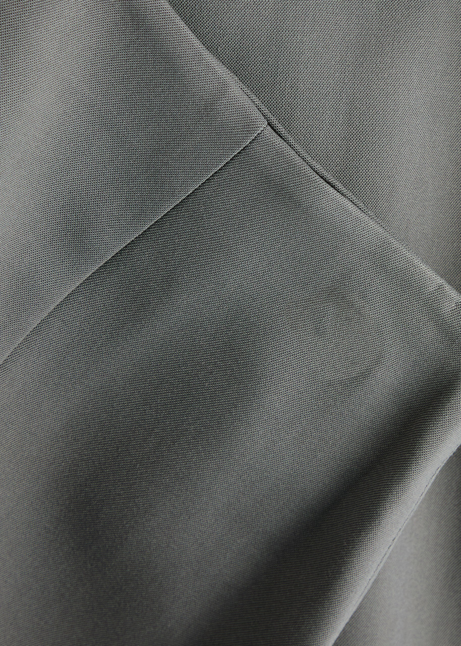 Nanushka Briel Twill Mini Skirt Grey