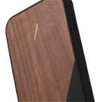 NATIVE UNION - Clic Wooden TPU-Trimmed Walnut iPhone 12 Case - Black