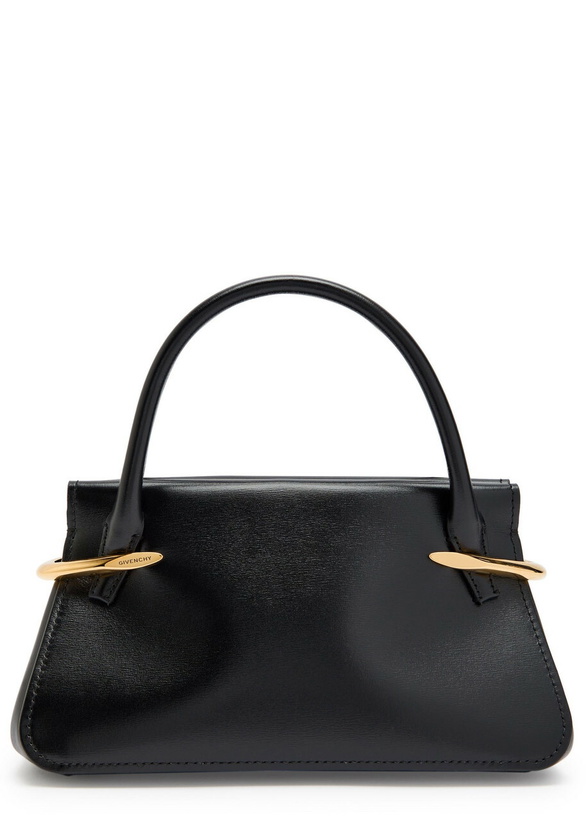 Photo: Givenchy Pinch Mini Leather top Handle bag - Black - One Size
