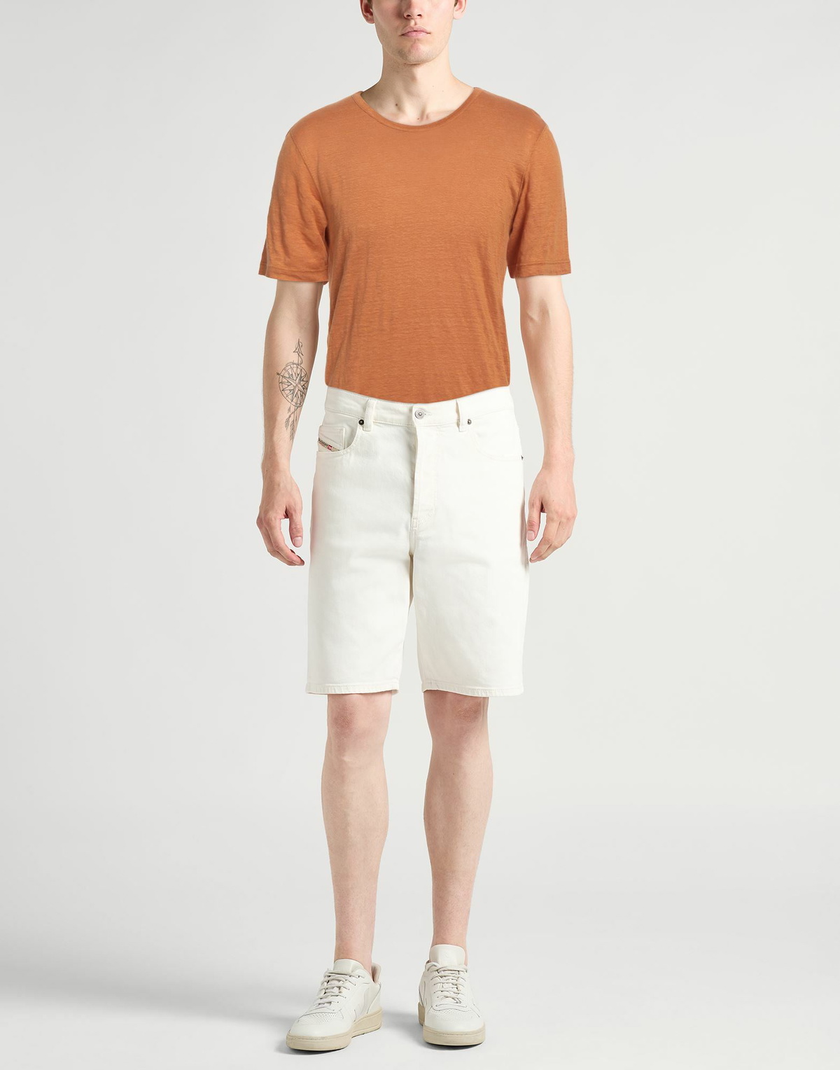 Lardini Mens T-shirt Rust