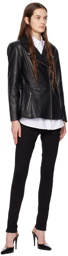 MACKAGE Black Day Leather Jacket