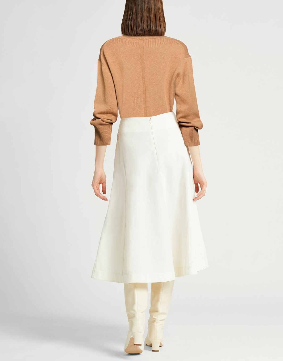 Annagreta Womens Turtleneck Camel