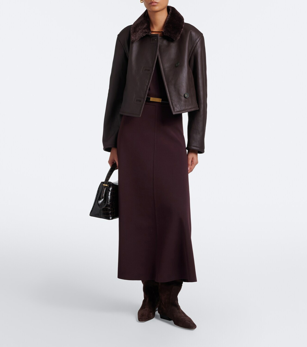 Staud Wally suede knee-high boots