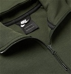 Nike - Sportswear Cotton-Blend Tech-Fleece Zip-Up Hoodie - Dark green