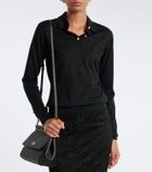 Dolce&Gabbana Embellished cashmere polo sweater