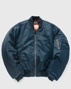 Schott Nyc Blouson Bomber Oversize Blue - Mens - Bomber Jackets