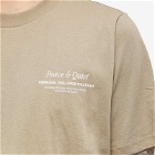 Museum of Peace and Quiet Men's Wellness Program T-Shirt in Clay
