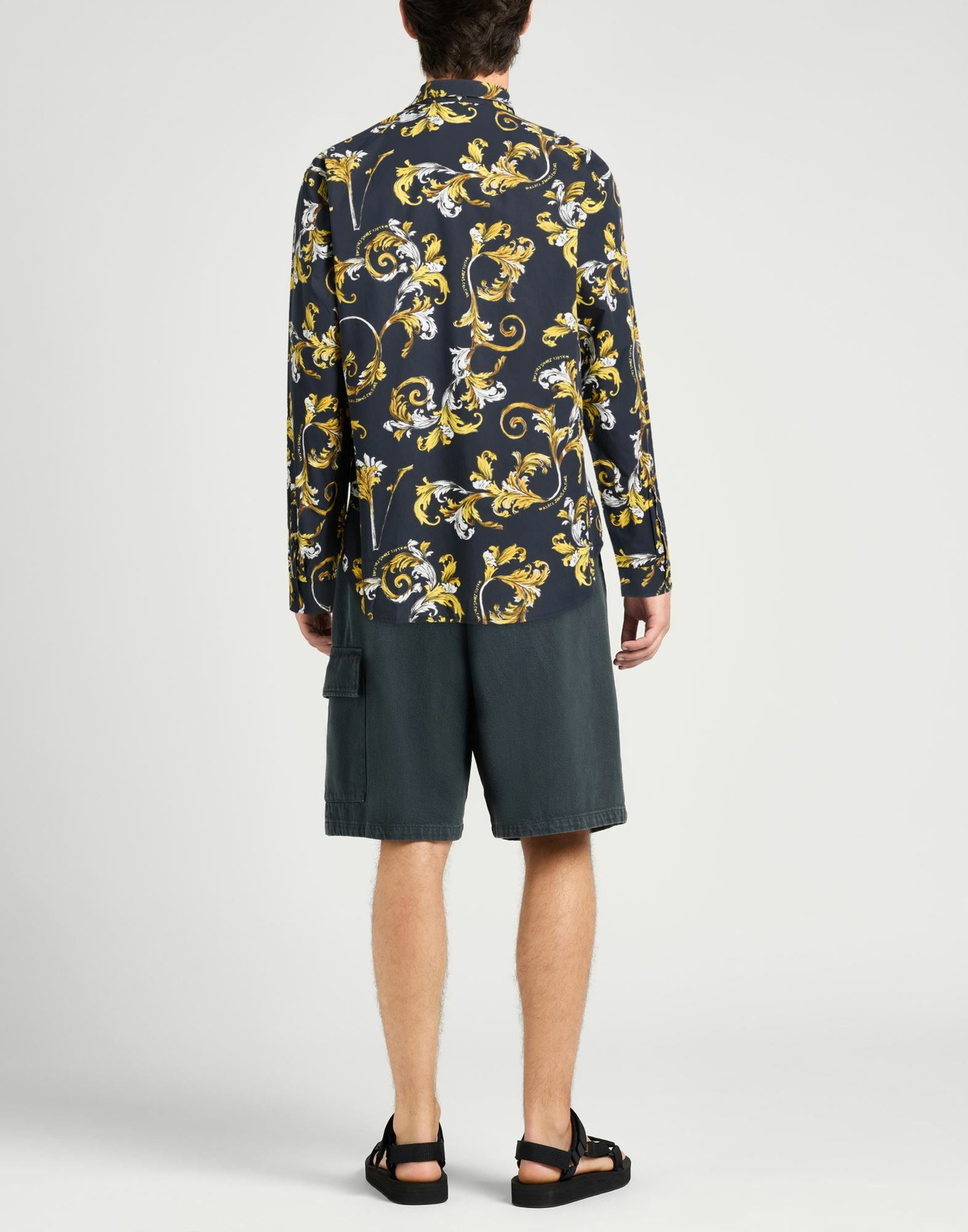 Versace Jeans Couture Mens Shirt Charcoal