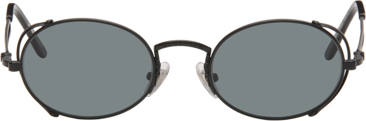 Photo: Jean Paul Gaultier Black 'The 55-3175' Sunglasses