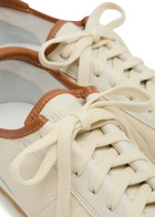 Jacquemus Les Tennis Textured Leather Sneakers Grey