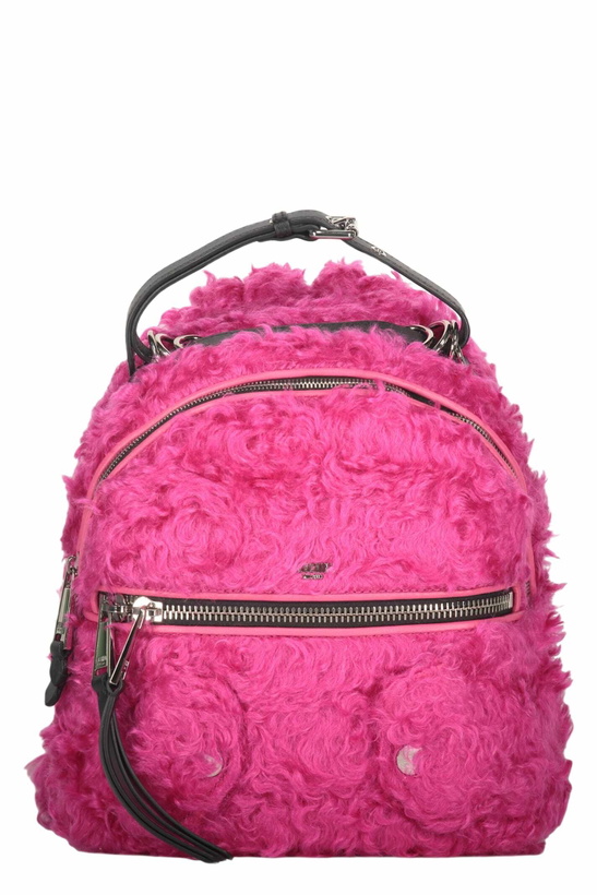 Moschino Pink Quilted Logo Backpack Moschino display picture 2