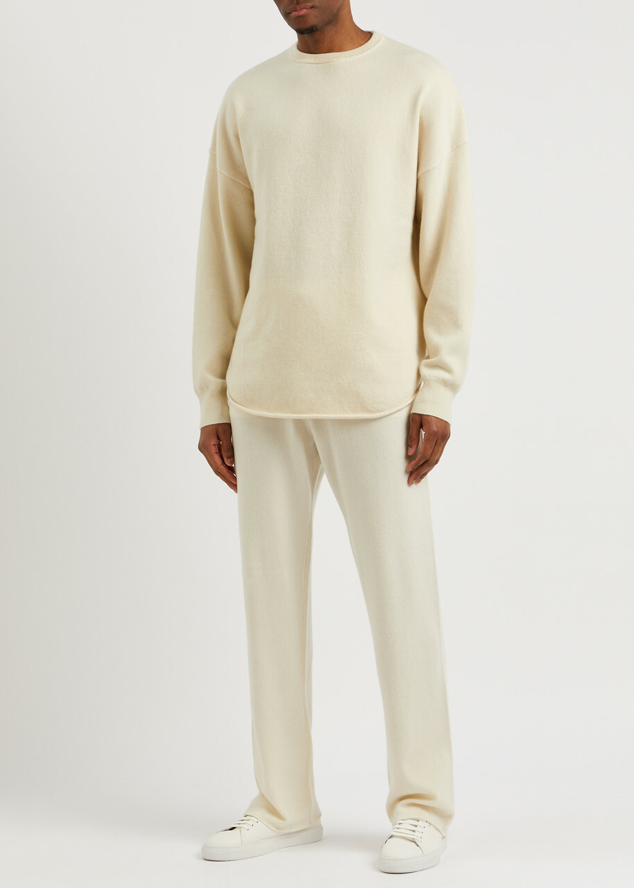 Extreme Cashmere N°320 Rush Cashmere-blend Sweatpants - Cream - One Size
