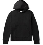 AFFIX - Oversized Logo-Print Fleece-Back Cotton-Jersey and CORDURA Hoodie - Black