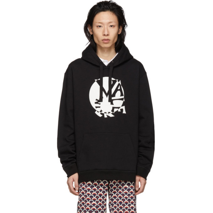 Photo: Valentino Black Circle Logo Hoodie