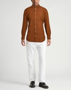 Massimo Alba Mens Shirt in Tan