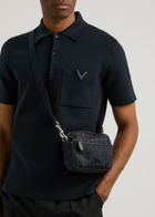 Valentino Toile Iconographe Logo Satin Cross-body bag - Blue - One Size