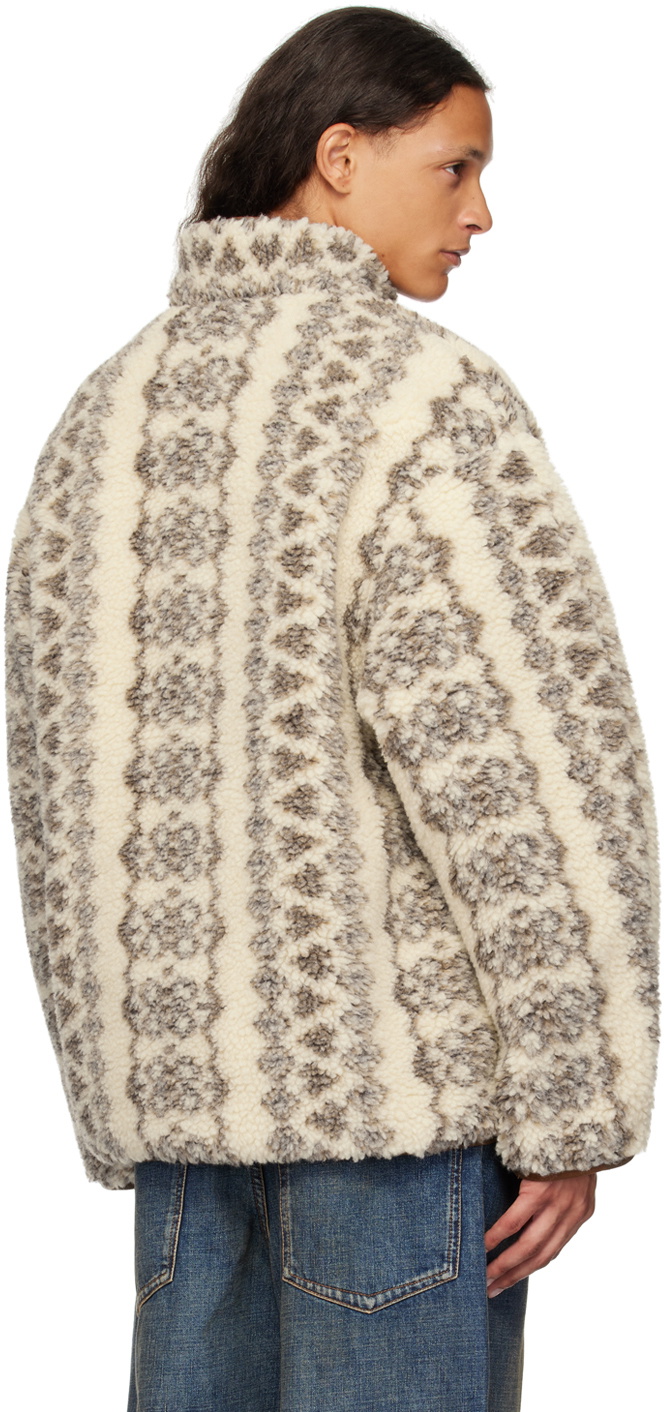Isabel Marant Beige Madeo Faux-Shearling Jacket Isabel Marant