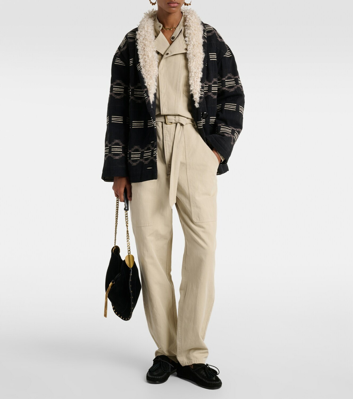 Marant Etoile Nessime cotton and linen jumpsuit