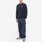 Palmes Men's Line Crew Sweat in Navy