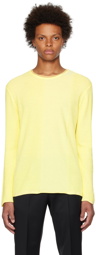 ZEGNA Yellow Lightweight Sweater