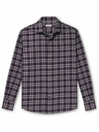 Peter Millar - Maywood Checked Cotton-Flannel Shirt - Blue