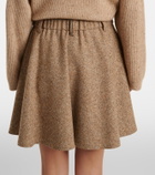 Brunello Cucinelli Monili wool-blend miniskirt
