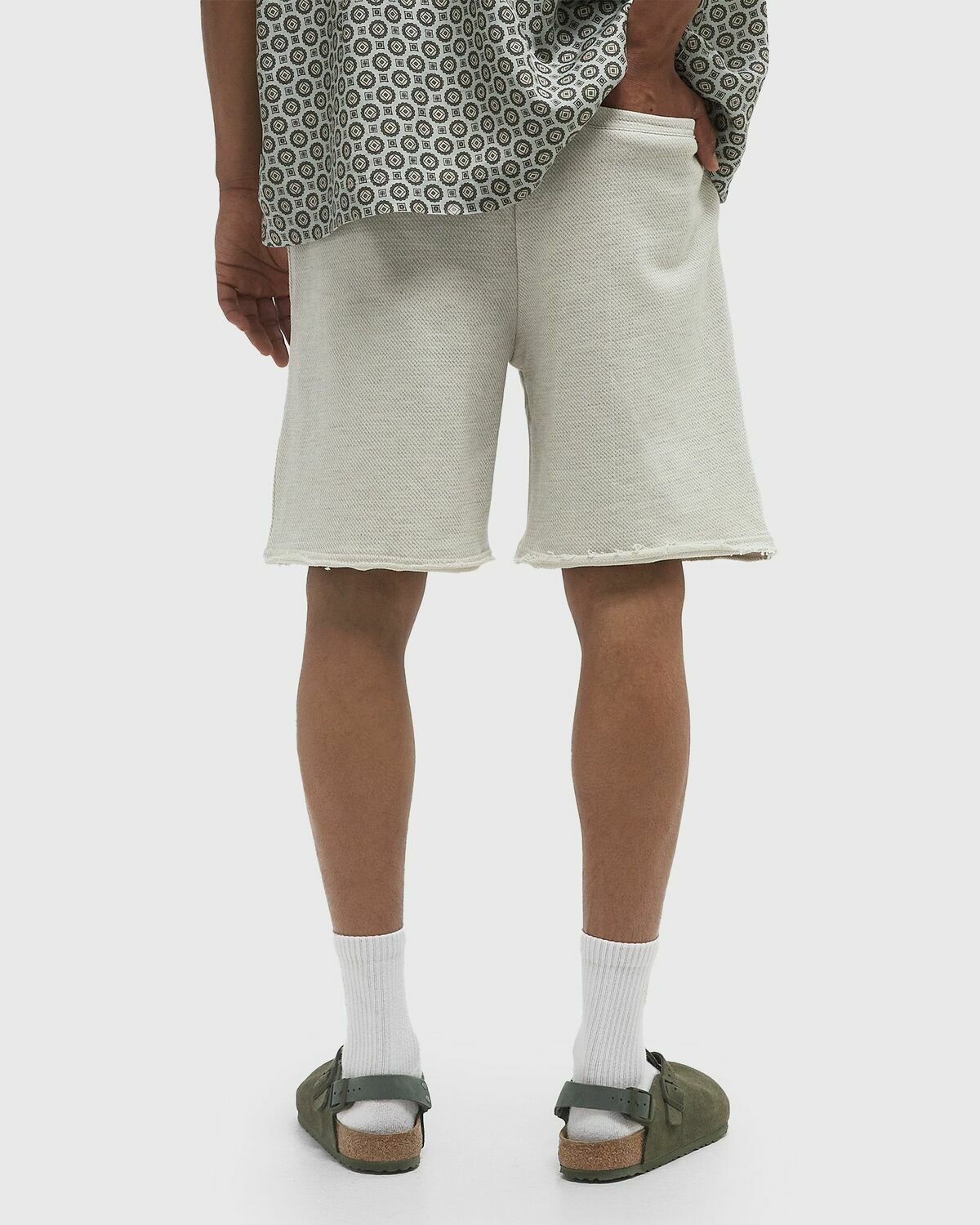 Les Deux Sully Patch Shorts Grey Mens Sport & Team Short