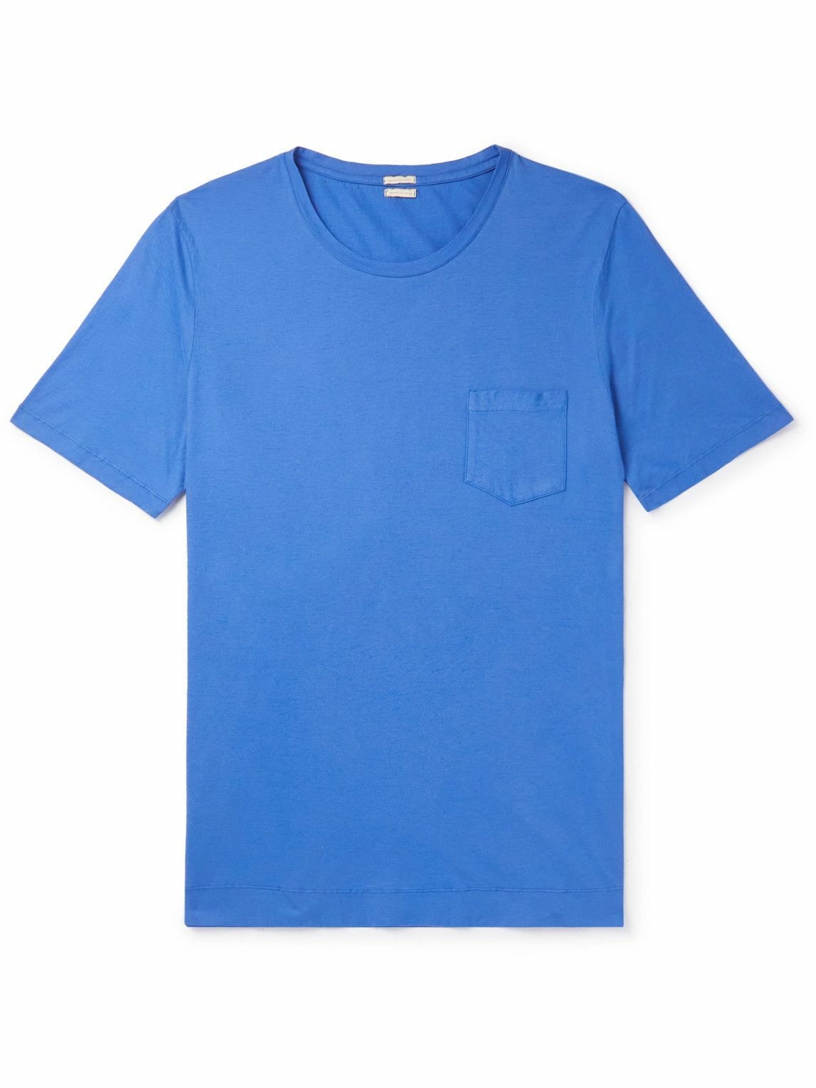 Massimo Alba - Panarea Cotton-Jersey T-Shirt - Blue Massimo Alba