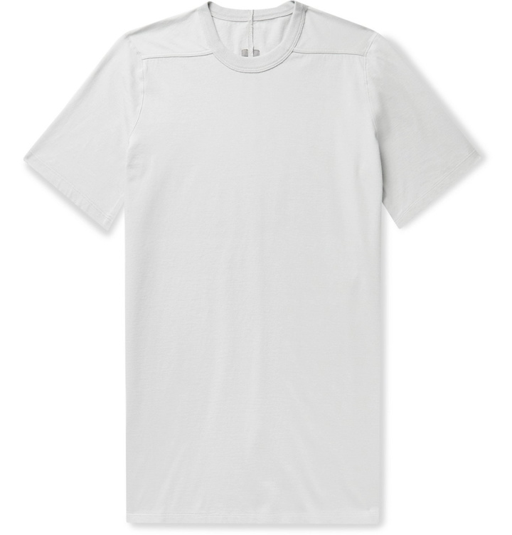 Photo: RICK OWENS - Level Cotton-Jersey T-Shirt - Neutrals