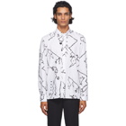 Neil Barrett White and Black Fine Vintage Shirt