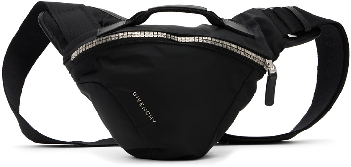 Photo: Givenchy Black G-Zip Triangle Bag