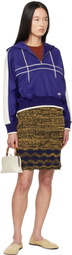 Wales Bonner Navy Mantra Hoodie