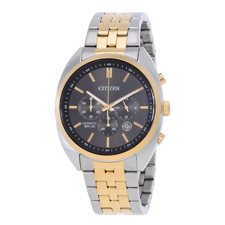 Photo: Citizen Chronograph Quartz Black Dial Mens Watch AN8214-55E