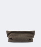 Aesther Ekme Nina Mini suede clutch