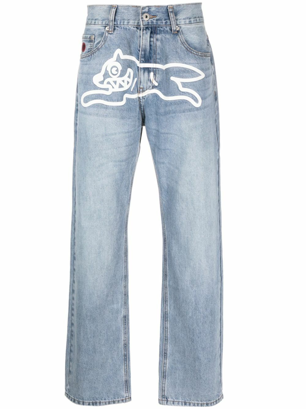Icecream Running Dog Denim Pants in Light Blue | SVD USA