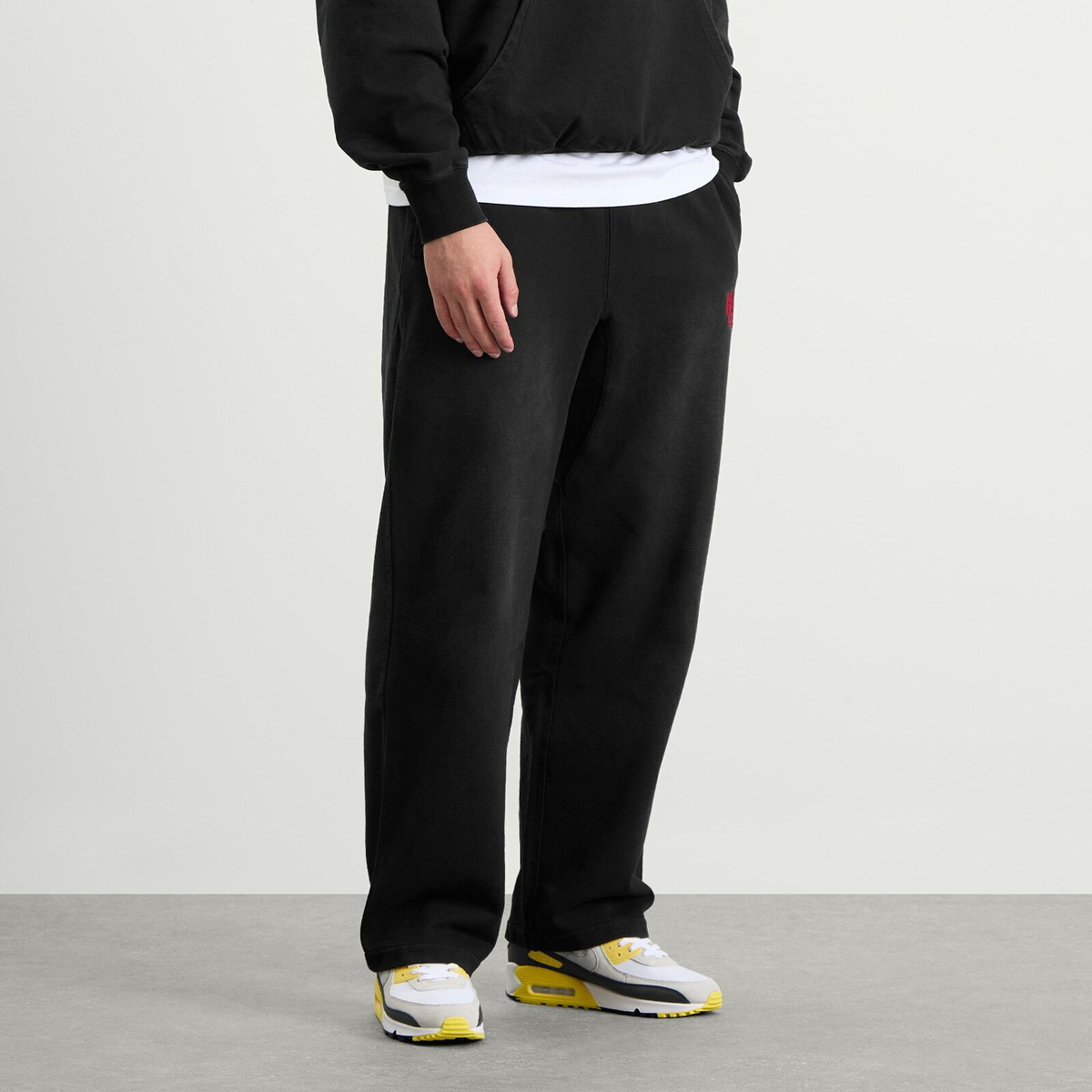 Billionaire Boys Club Men's Oversized Arch Logo Sweatpants in Washed Black